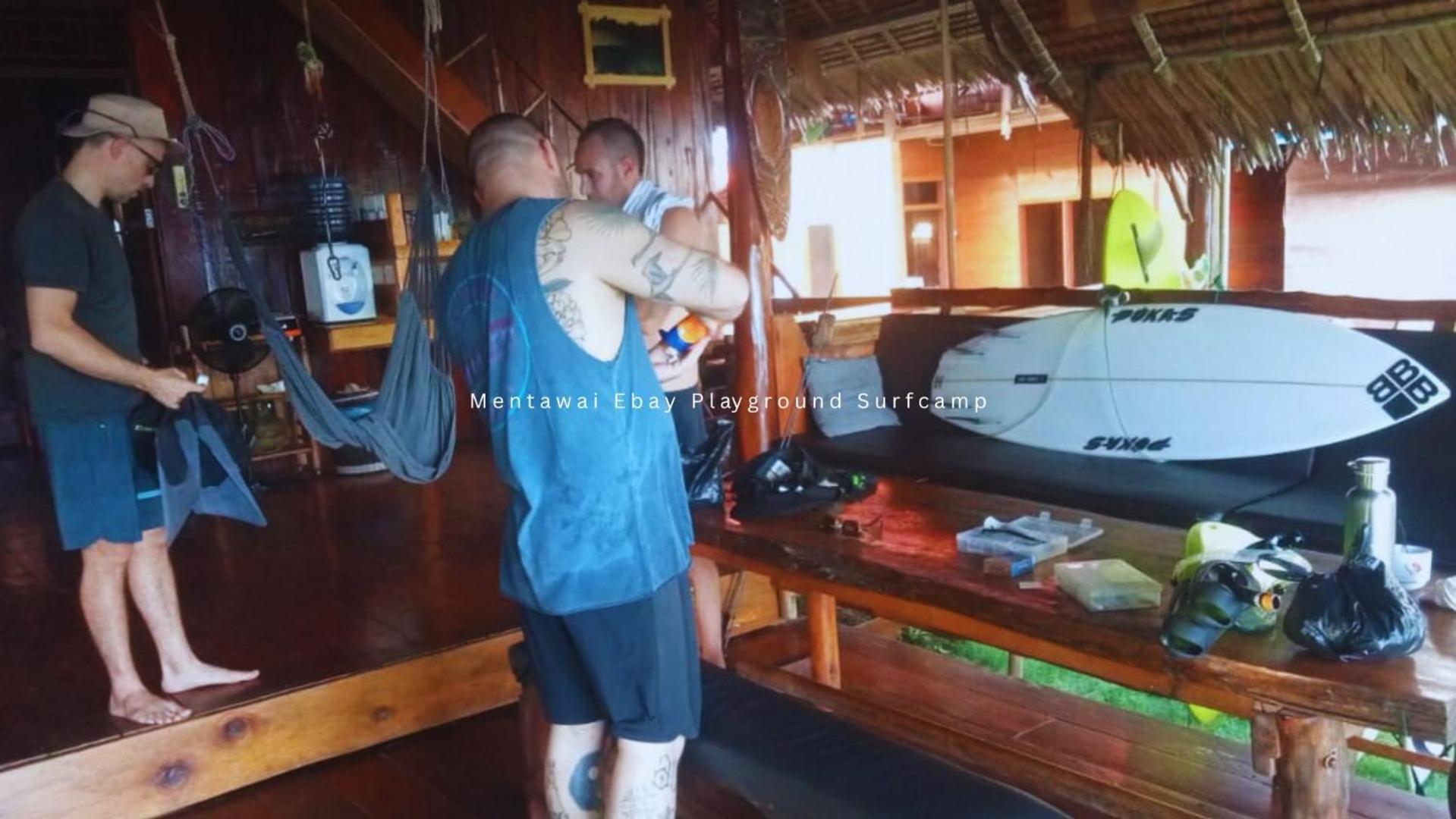 Вілла Mentawai Ebay Playground Surfcamp Masokut Екстер'єр фото